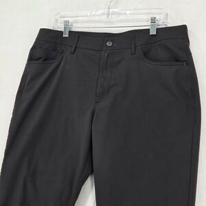 Public Rec Men 34 x 30 Chino 5 Pockets Pants Black Stretch Performance Commuter